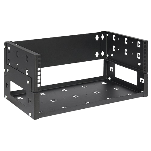 Open Wall Mount 19" Rack Bracket with Shelf