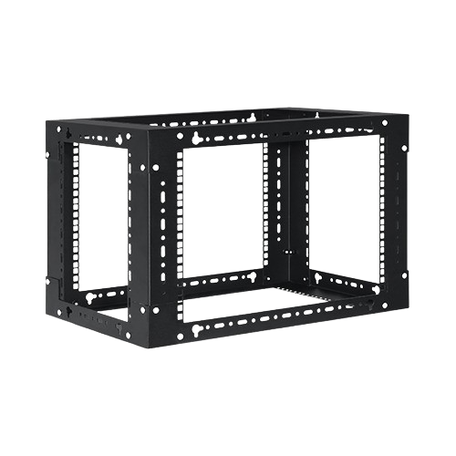 Open Frame Four Posts Wall Mount 19" Rack