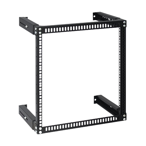 Open Frame Depth Adjustable Wall Mount 19" Rack