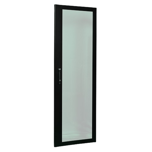 19" FS Rack - Glass Door -  Tempered Tinted Glass